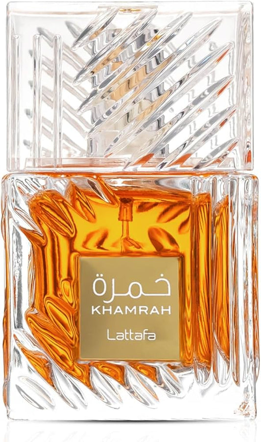 Lattafa Khamrah for Unisex Eau de Parfum Spray, 3.4 Ounce