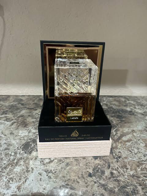 Lattafa Khamrah Qahwa For Unisex Eau De Parfum Spray, 3.4 Ounce