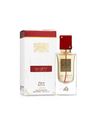 Lattafa Ana Abiyedh Rouge for Unisex Eau de Parfum Spray, 2 Ounce