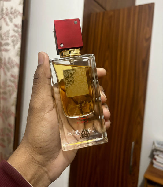 Lattafa Ana Abiyedh Rouge for Unisex Eau de Parfum Spray, 2 Ounce