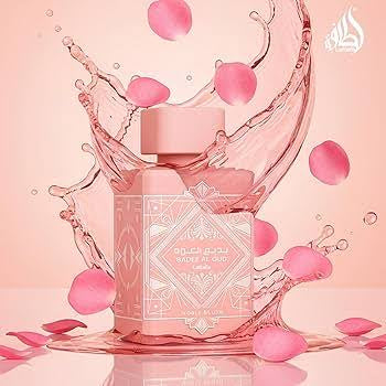 Lattafa Badee Al Oud Noble Blush Eau de Parfum Spray for Unisex, 3.4 Ounce