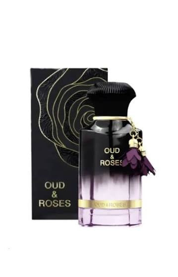 Ahmed Al Maghribi Oud and Roses Extrait De Parfum Spray Unisex Adult -2.02 oz